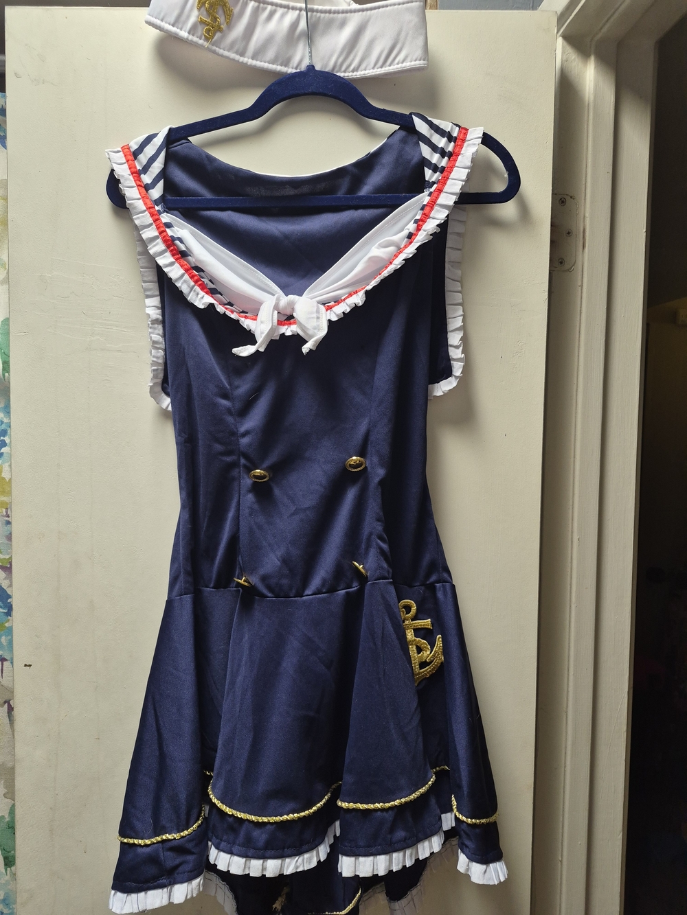 Navy Blue Sailor Dress Halloween Costume